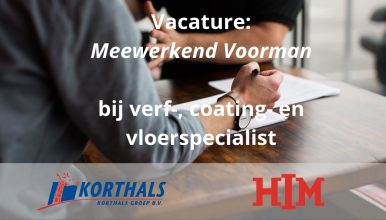 Vacature: Meewerkend Voorman Chemie (m/v)